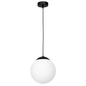 MLP6522 lustra LIMA 1xE27, D250mm, negru - alb