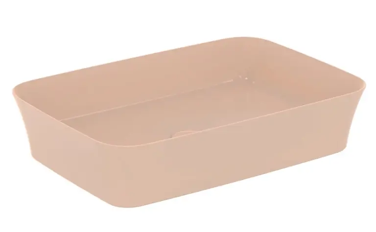 Lavoar pe blat tip bol Ideal Standard Atelier Ipalyss 55x38cm fara preaplin Nude (E2076V7)