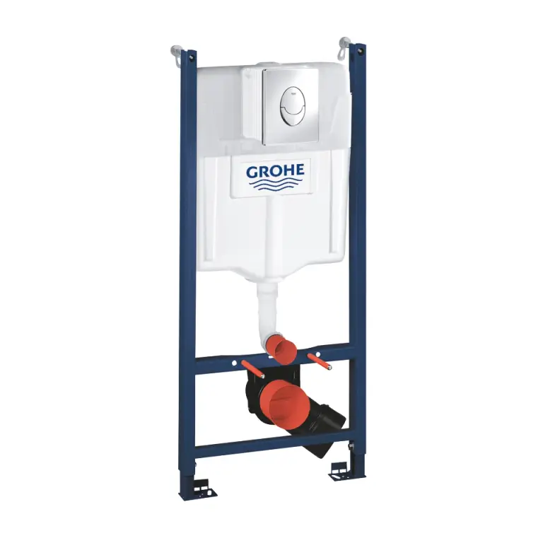 Rama pentru suspendarea WC Grohe (38745001) + buton rotund