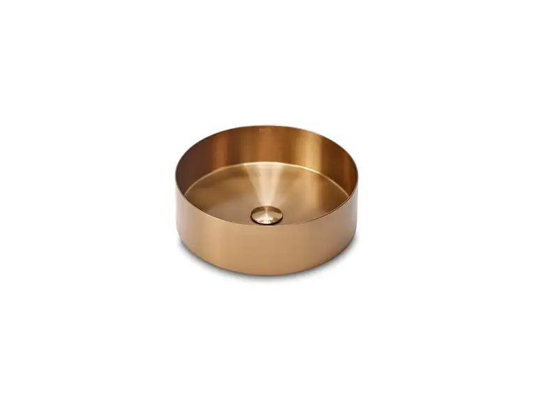Lavoar pe blat Bathco Detroit Round d.380 Bronze