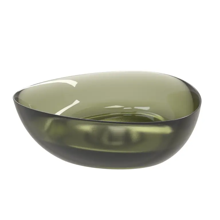 Lavoar pe blat SOLID SURFACE RIHO OVIEDO 41x12 Frosted Forest