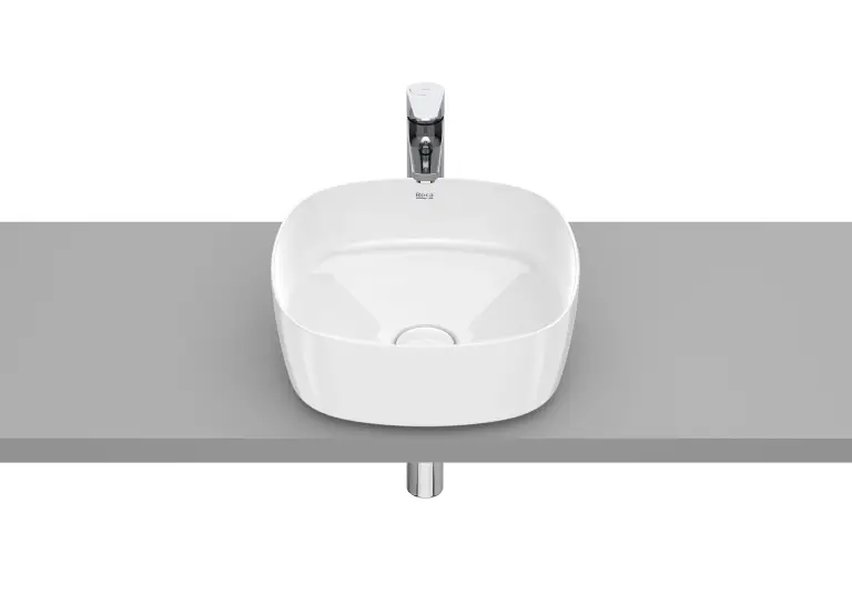 Lavoar pe blat ROCA Inspira Soft 370x370 Alb A327502000