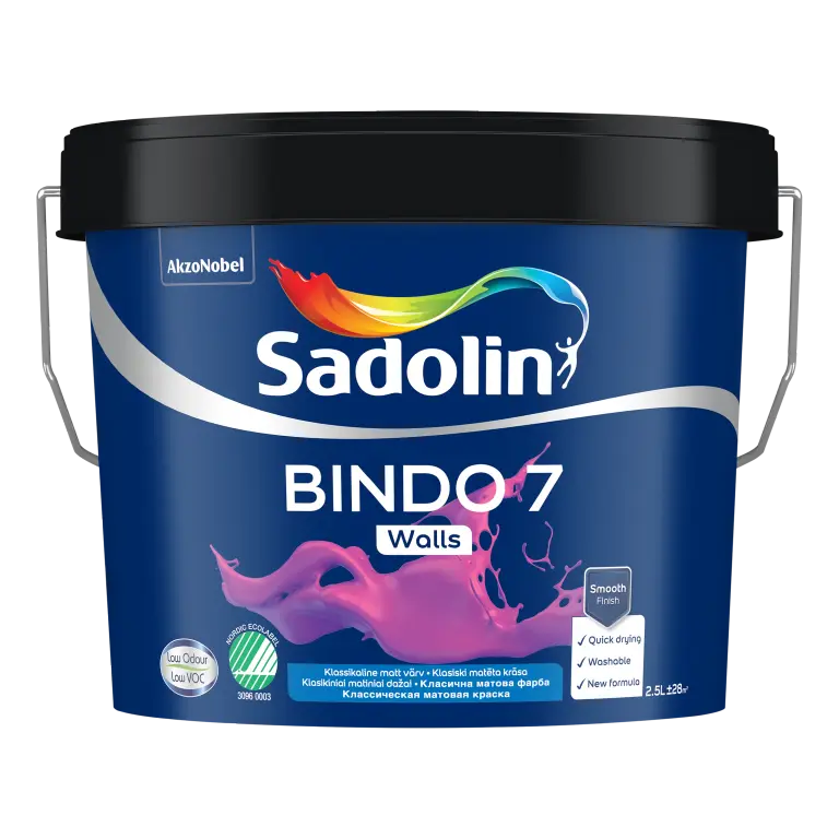 BINDO 7 – vopsea lavabila pentru pereti