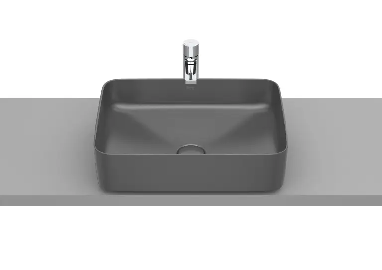 Lavoar pe blat ROCA Inspira Square 500x370 Onyx A327530640