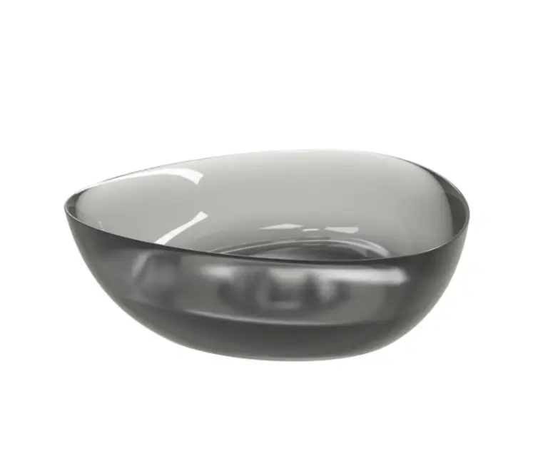 Lavoar pe blat SOLID SURFACE RIHO OVIEDO 41x12 Frosted Smoke
