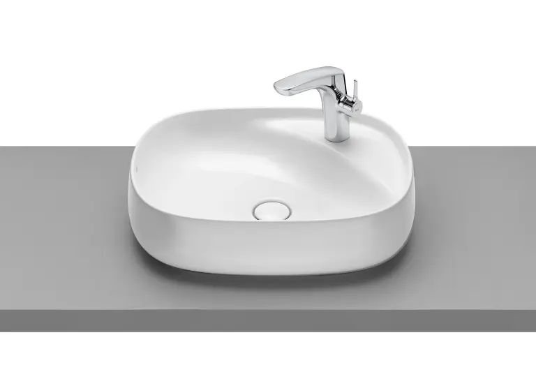Lavoar pe blat ROCA Beyond 585x455 Alb A3270B8000