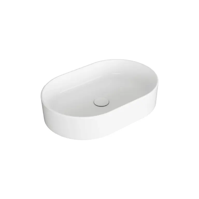 Lavoar pe blat Simas Foriu Oval 60x40 cm