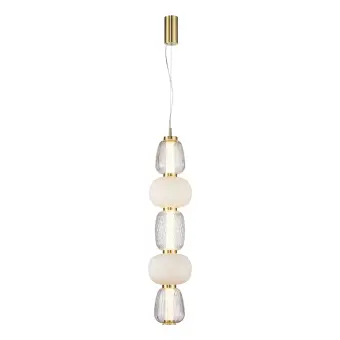 ML0361 lustra CARO 40W led, 3000K, alb - aur
