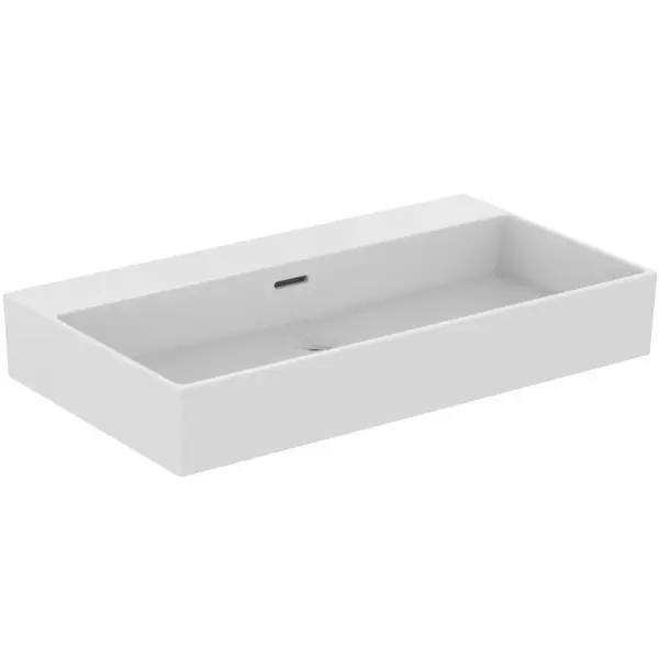 Lavoar pe blat Ideal Standard Atelier Extra  80x45cm fara orificiu pentru baterie (T390101)