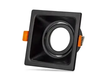 NS YL60-2010 spot incastrat negru patrat