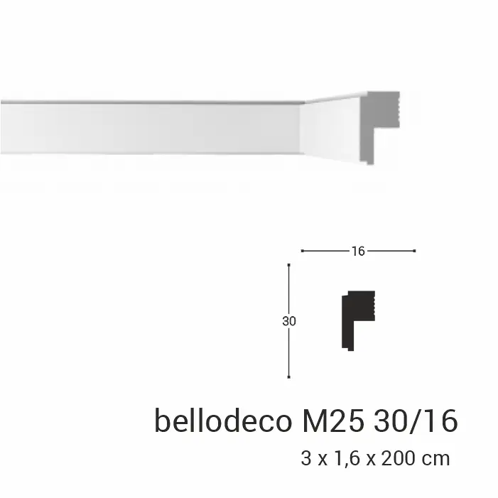 Plintă de perete XPS M25