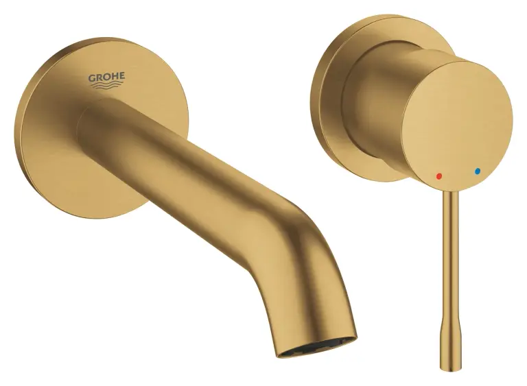 Baterie încastrată lavoar Grohe Essence Brushed Cool Sunrise 29192GN1