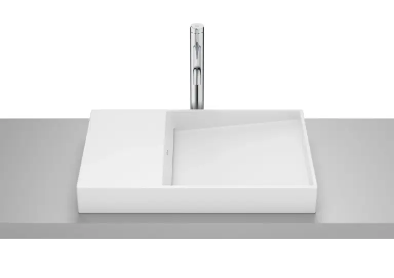 Lavoar pe blat Roca Horizon Dash 600x380 Alb Mat A32727962B
