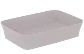 Lavoar pe blat tip bol Ideal Standard Atelier Ipalyss 55x38cm fara preaplin Ciment (E2076V9)