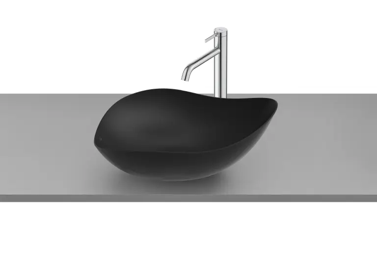 Lavoar pe blat Roca Ohtake 540x375 Black Mat A327A13080