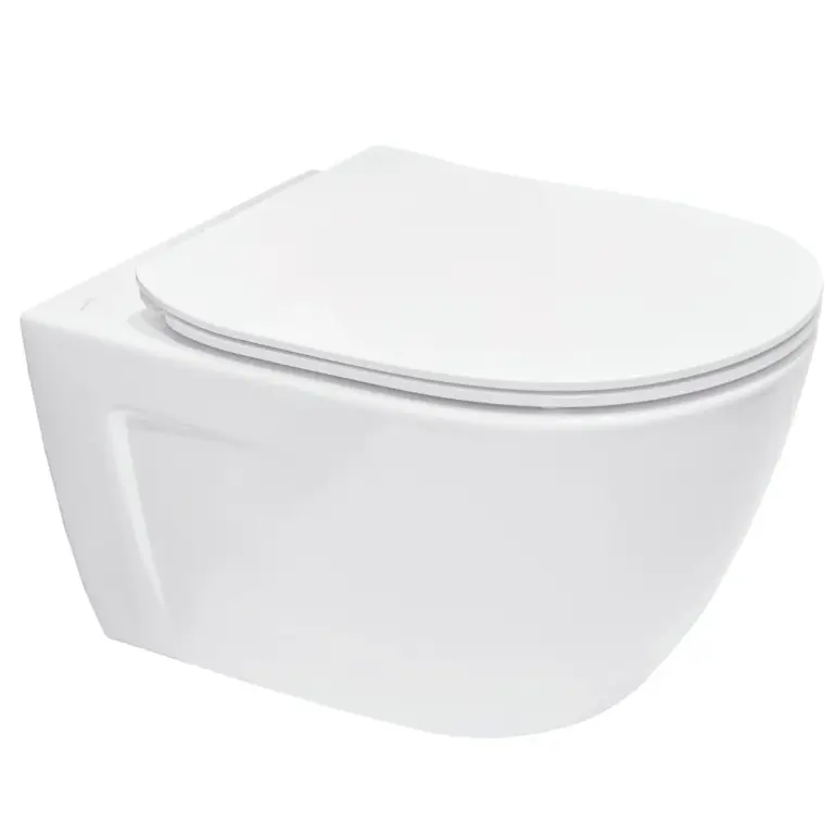 Set vas WC suspendat Roca Happy-N Rimless + capac