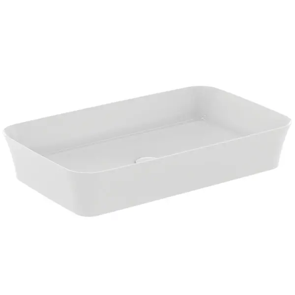 Lavoar pe blat tip bol Ideal Standard Atelier Ipalyss 65x40cm Alb Satinat fara preaplin (E1886V1)