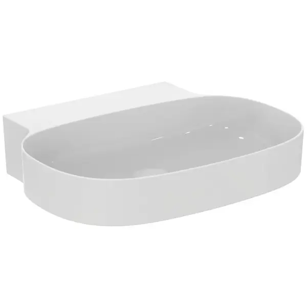 Lavoar pe blat tip bol Ideal Standard Atelier Linda-X 60cm fara orificiu baterie (T439501)