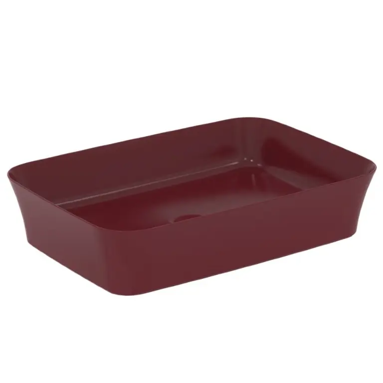Lavoar pe blat tip bol Ideal Standard Atelier Ipalyss 55x38cm fara preaplin Rodie (E2076V6)