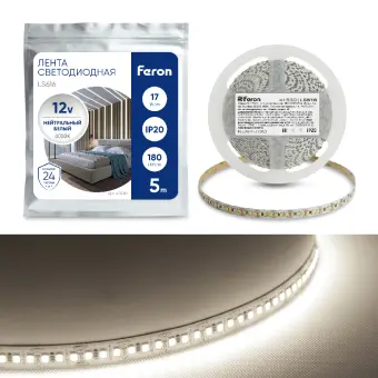 FN banda led 17w/m, 12v,4500k