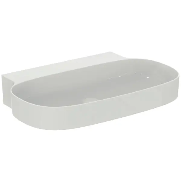 Lavoar pe blat tip bol Ideal Standard Atelier Linda-X 75cm fara orificiu baterie (T499301)