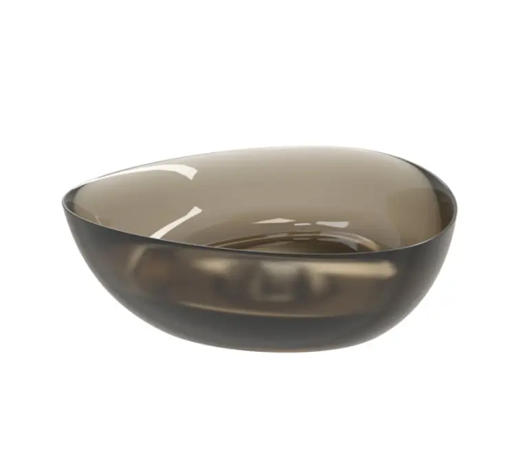 Lavoar pe blat SOLID SURFACE RIHO OVIEDO 41x12 Frosted Umber