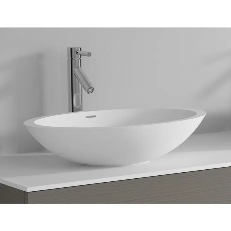 Lavoar pe blat Solid Surface Riho Avella Oval 58х36