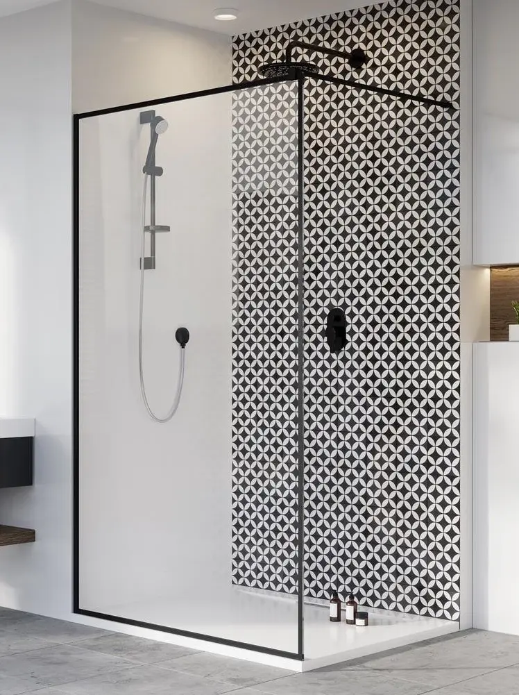 Sticlă de duș Radaway Walk-In Modo New Black II 120x200 Frame