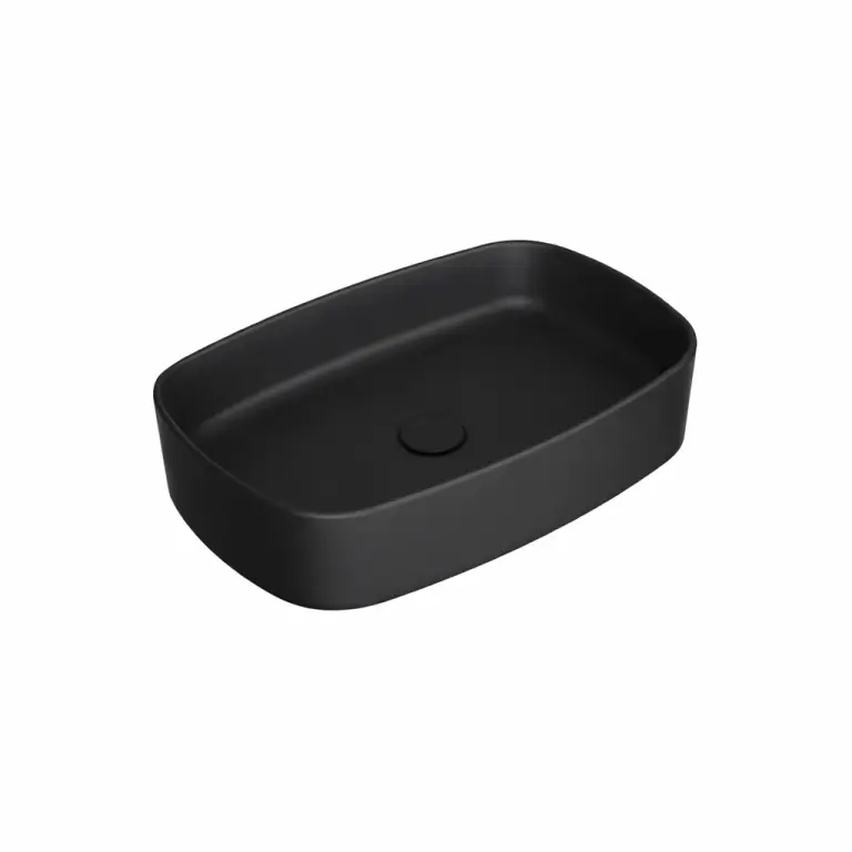 Lavoar pe blat Simas Foriu Rect. 60x40 cm Matt Black