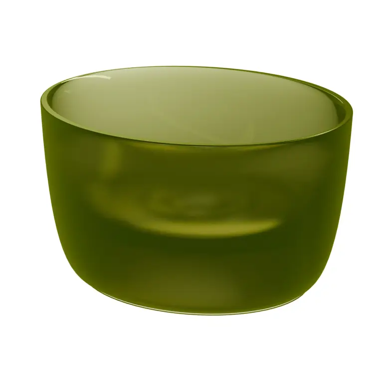 Lavoar pe blat SOLID SURFACE OVAL Frosted Forest