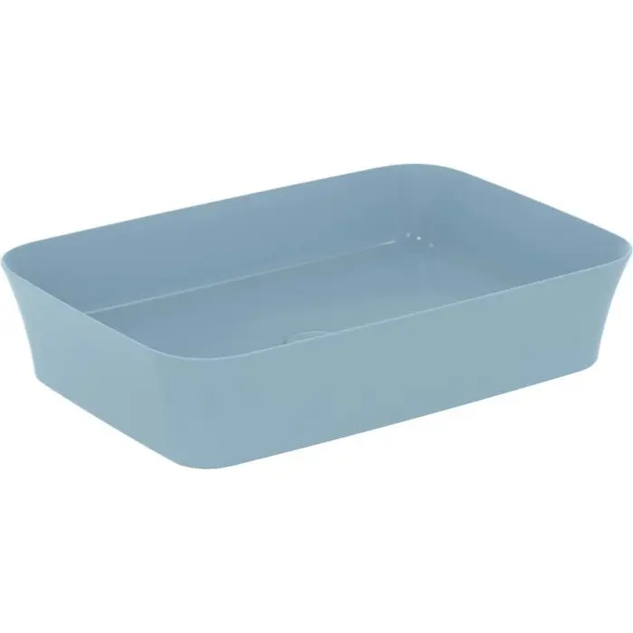 Lavoar pe blat tip bol Ideal Standard Atelier Ipalyss 55x38cm fara preaplin Pulbere (E2076X8)