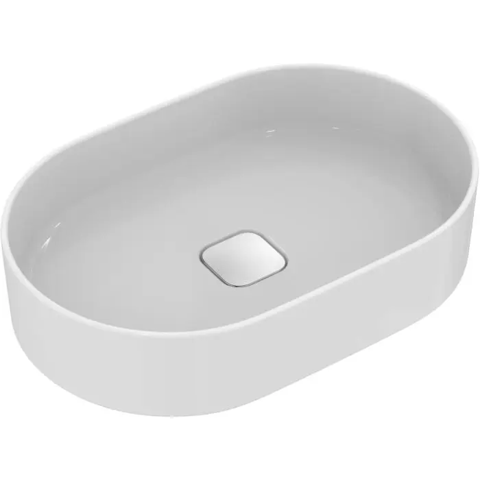 Lavoar pe blat tip bol Ideal Standard Strada II Oval 60x40 cm fara preaplin (T298101)