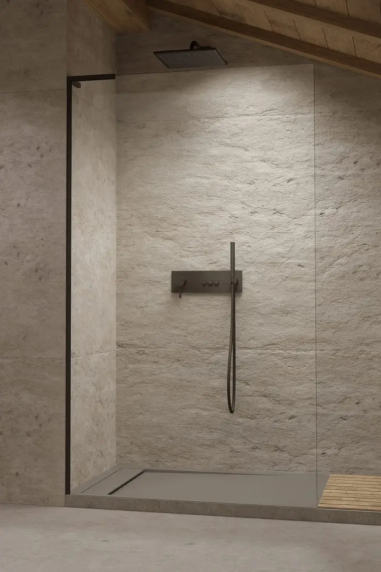 Sticla de duș Radaway Walk-In Modo SL Black II 90x200 Stânga