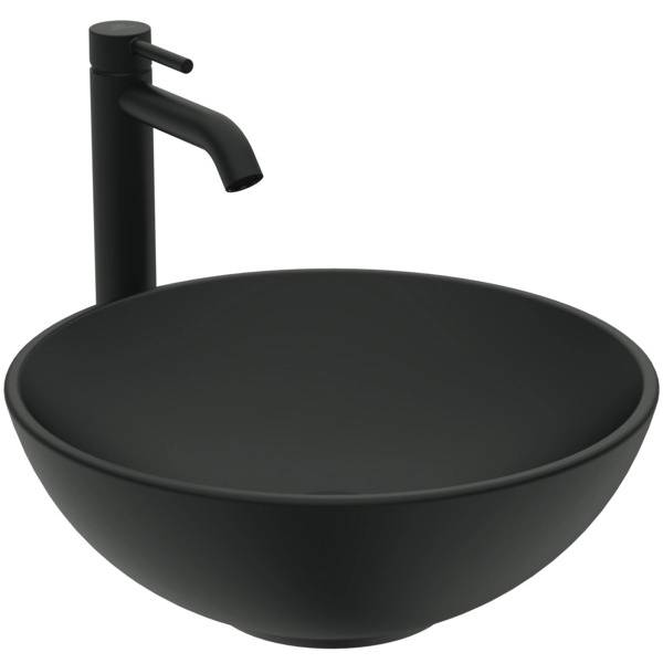 Lavoar pe blat Ideal Standard Strada O Negru Satinat 41cm K0795V3