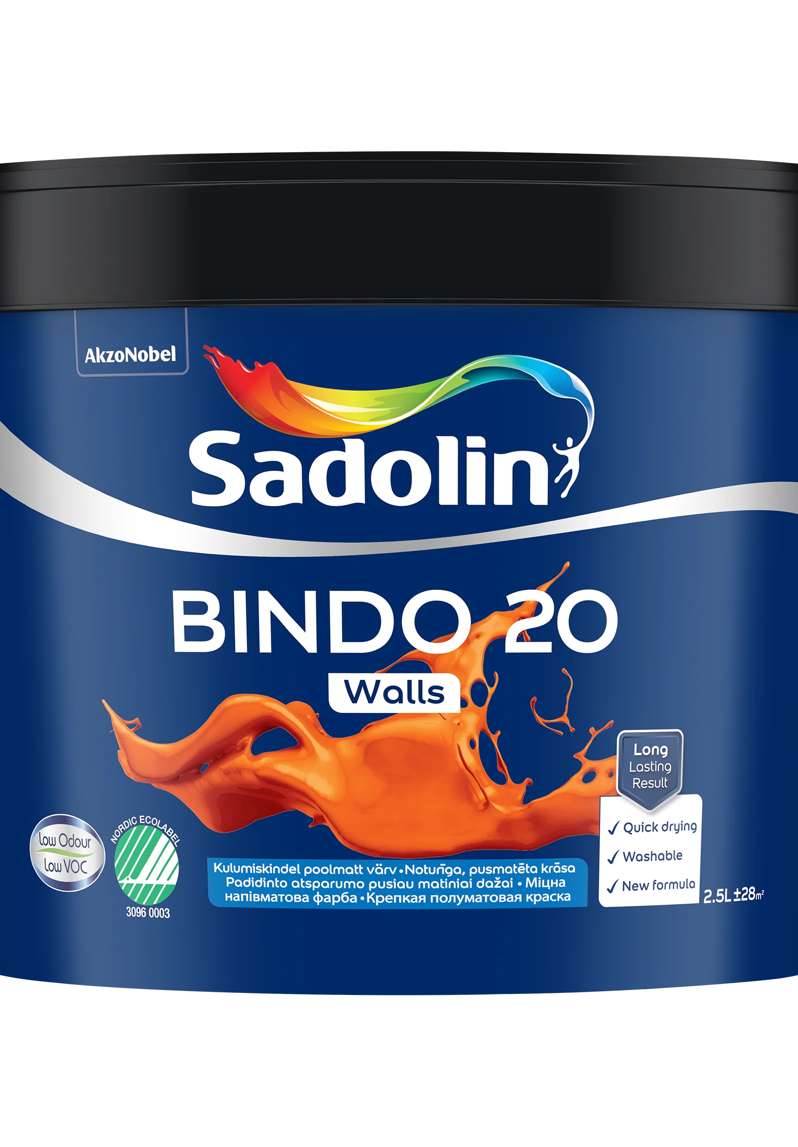 BINDO 20 – vopsea lavabila pentru pereti