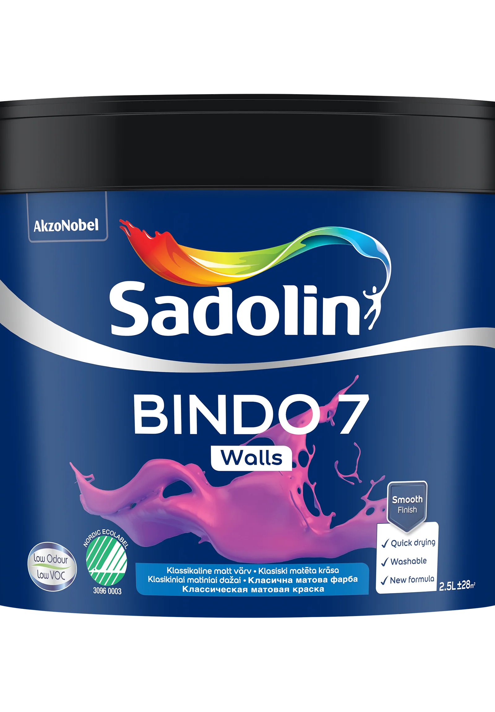 BINDO 7 – vopsea lavabila pentru pereti