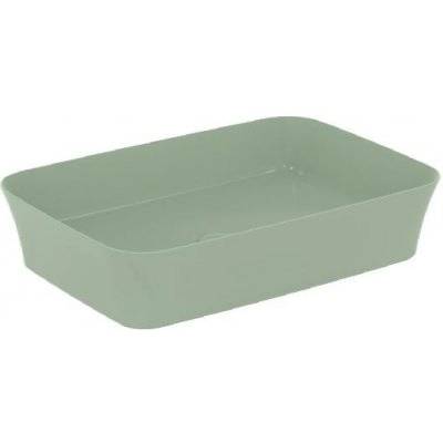 Lavoar pe blat tip bol Ideal Standard Atelier Ipalyss 55x38cm fara preaplin Salvie (E2076X9)