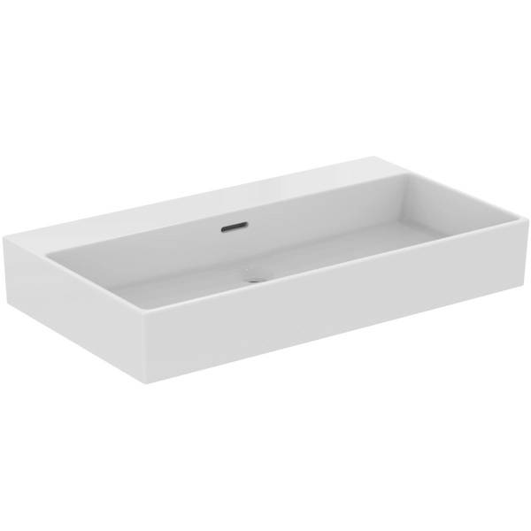 Lavoar pe blat Ideal Standard Atelier Extra  80x45cm fara orificiu pentru baterie (T390101)