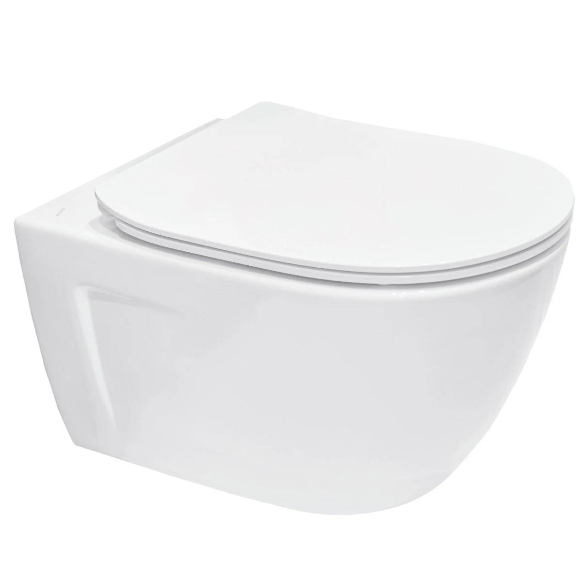 Set vas WC suspendat Roca Happy-N Rimless + capac