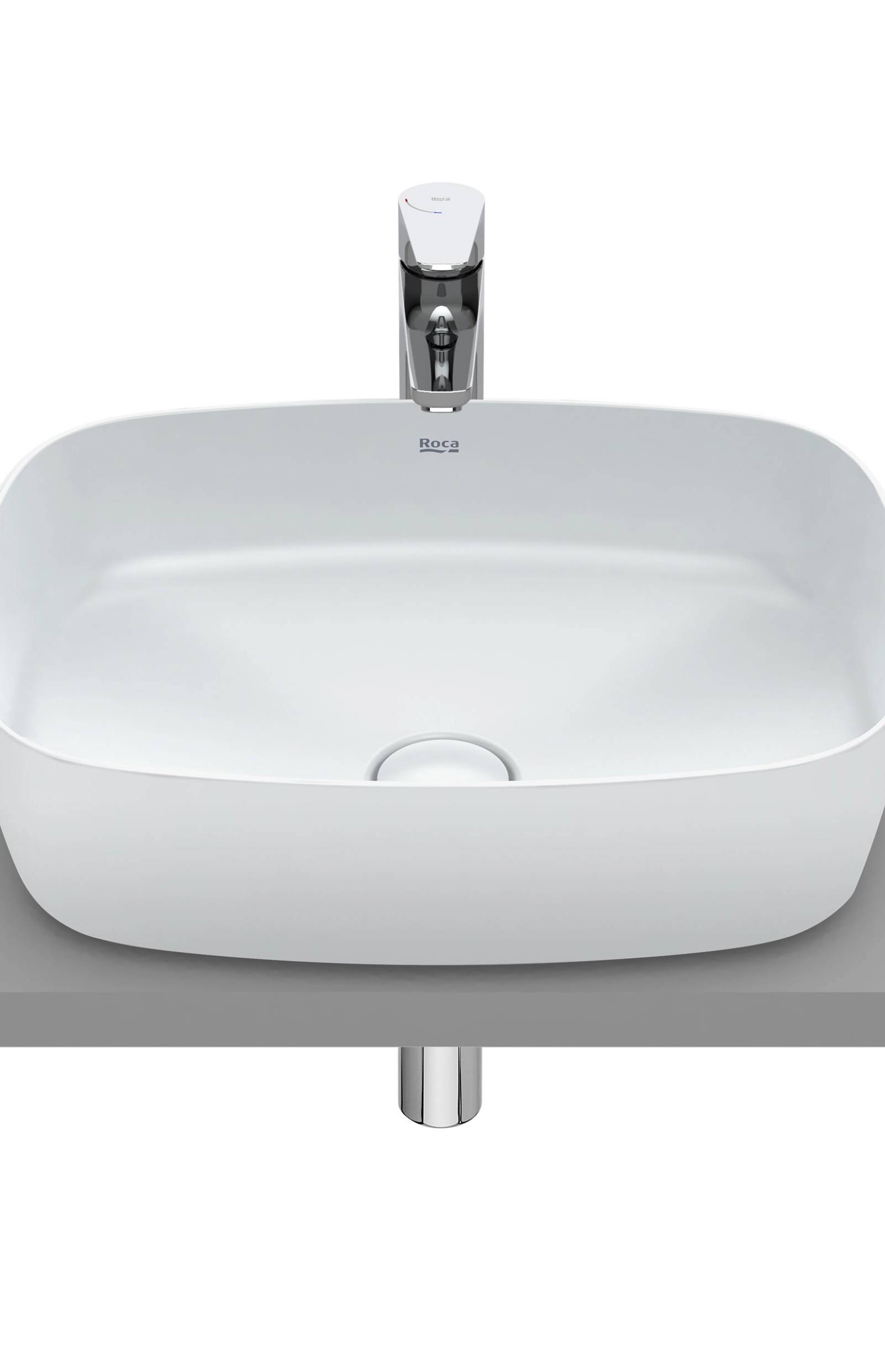 Lavoar pe blat ROCA Inspira Soft 500x370 Pearl A327500630
