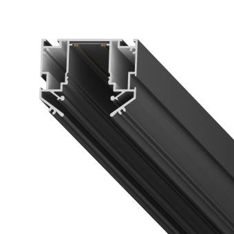 TR/EU-2022-BK, 220V track SMART, 2000mm, negru, pu tavane extens garpun