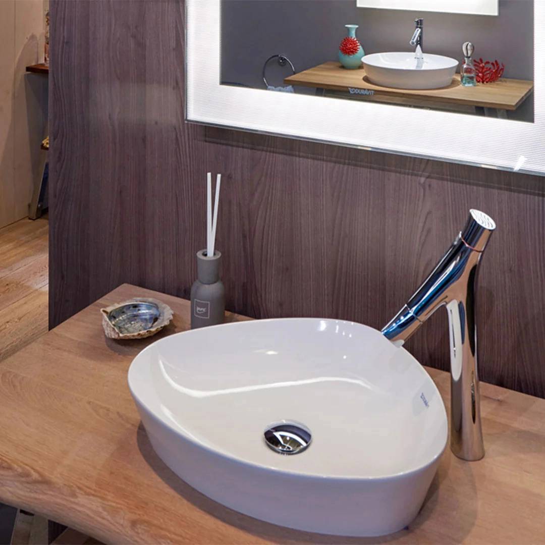 Lavoar pe blat Duravit Cape Code trioval 500x405 mm 2339500000