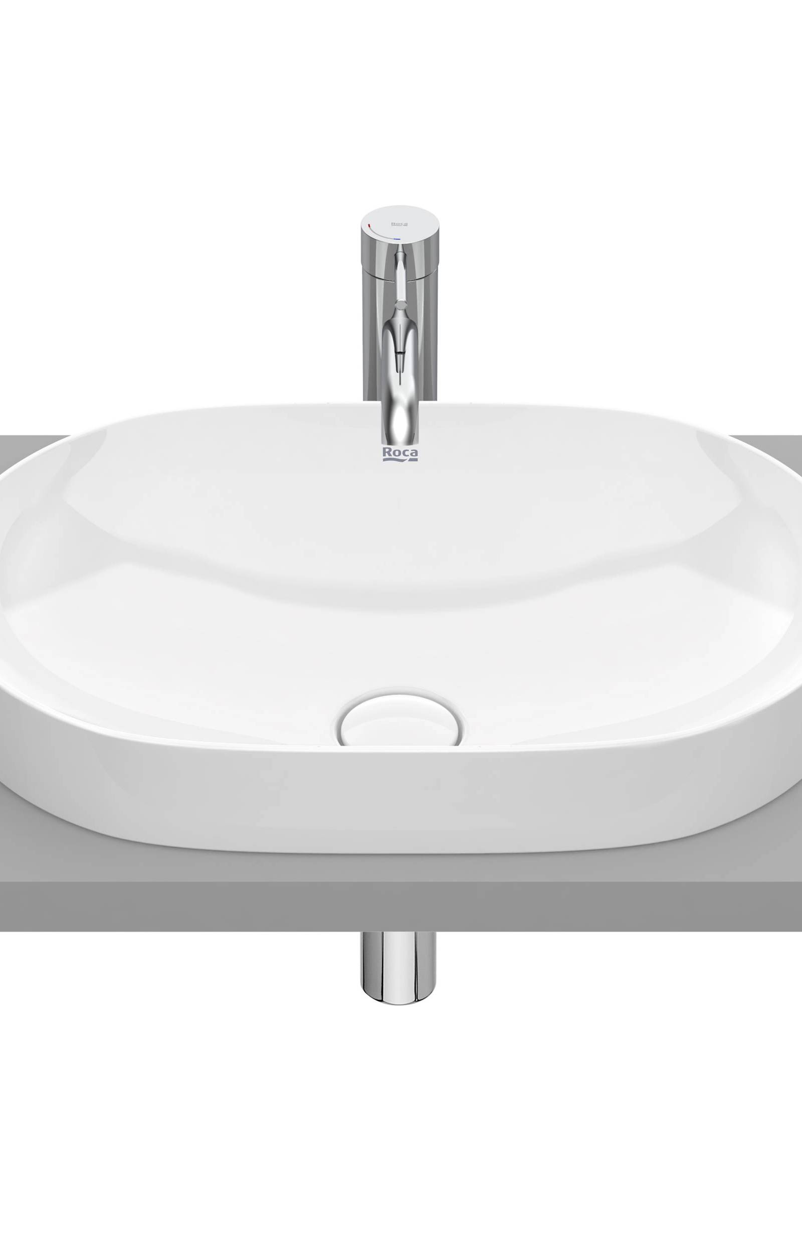 Lavoar in blat ROCA Inspira Round 550x370 Alb A327527000