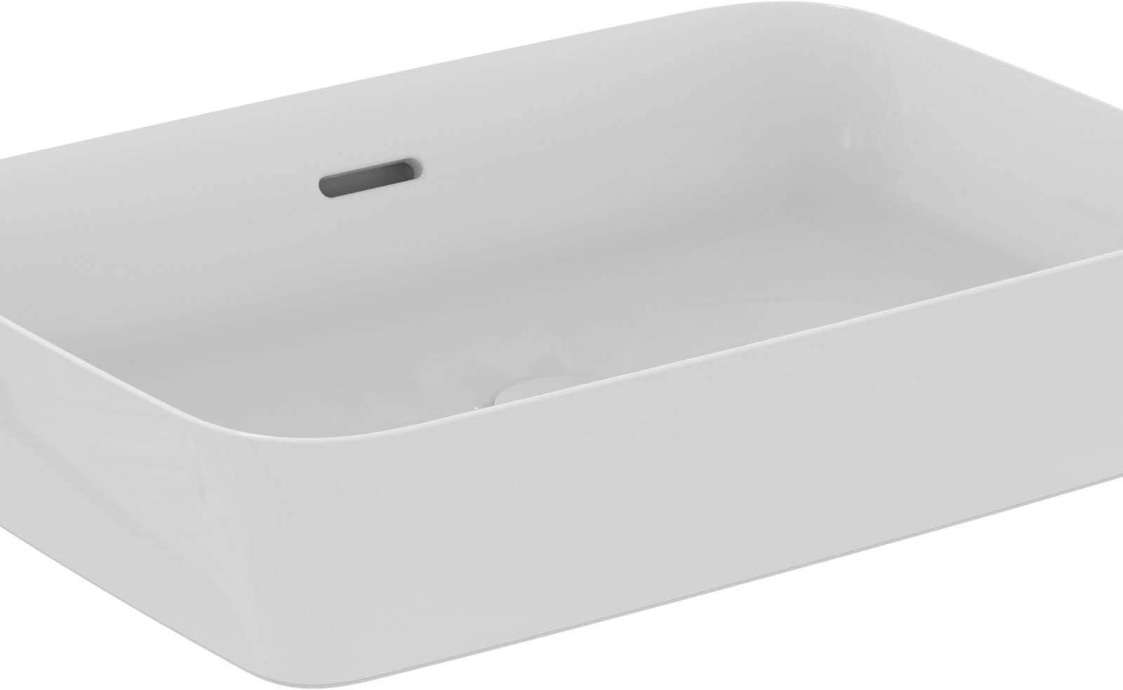 Lavoar pe blat tip bol Ideal Standard Atelier Ipalyss 55x38cm cu preaplin (E207801)