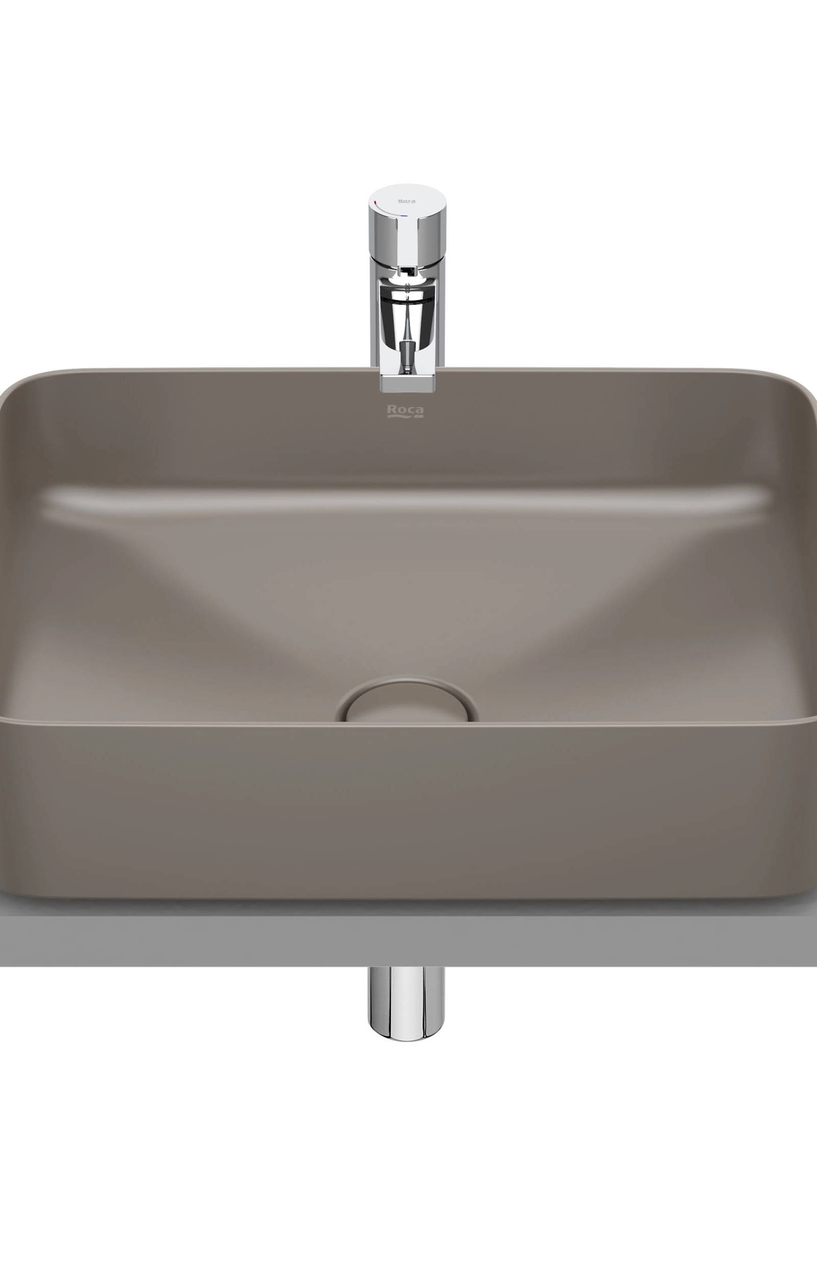 Lavoar pe blat ROCA Inspira Square 500x370 Coffee A327530660